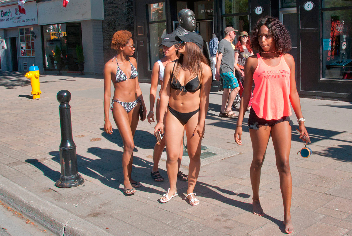 Who said Beach goers don't come Downtown?