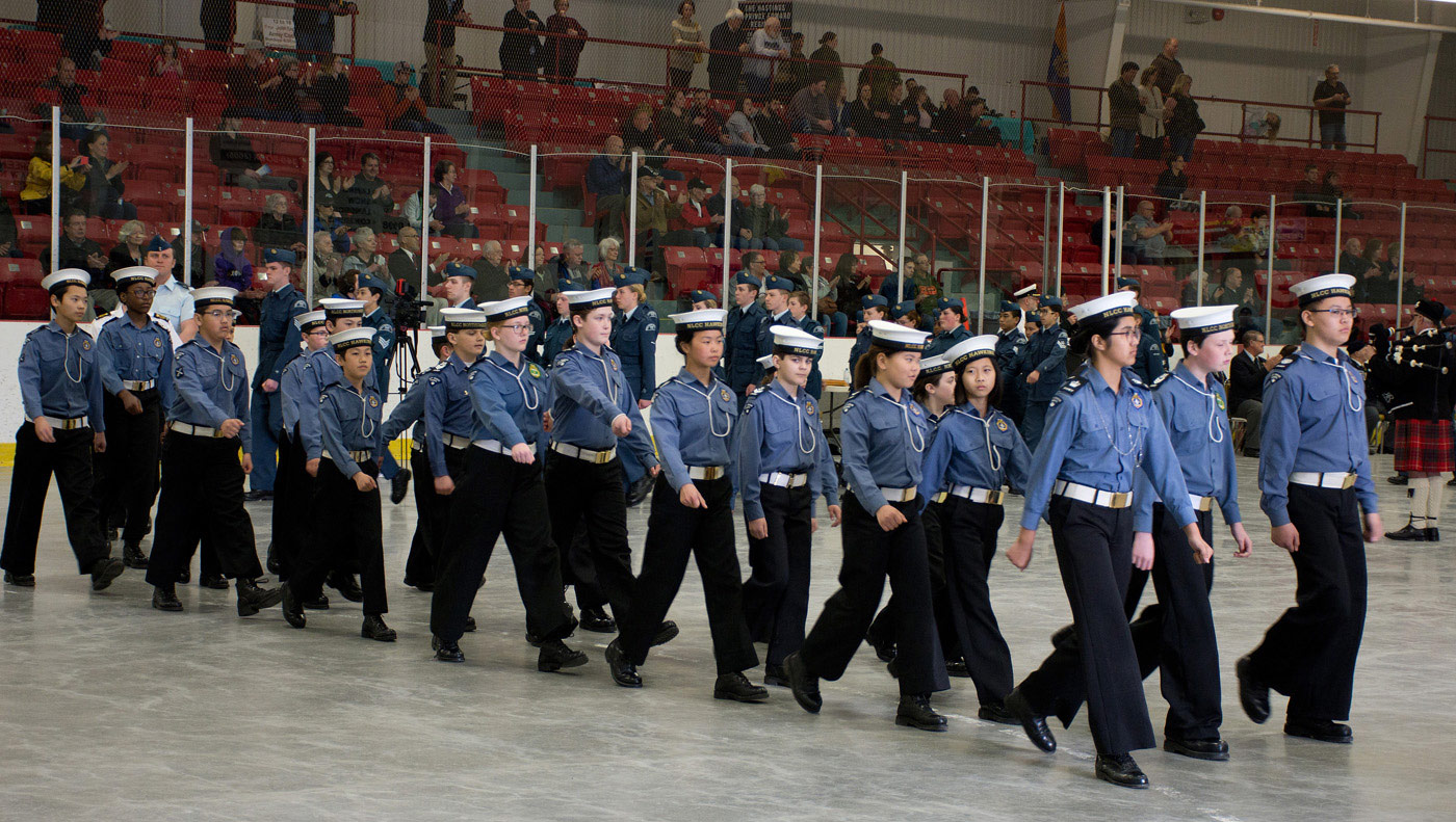 NLCC Navy League Cadets - in closing ceremony parade