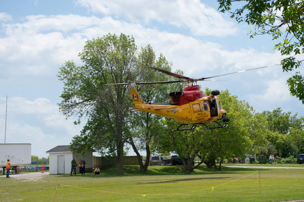 CFB Trenton Rescue Helicopter taking off