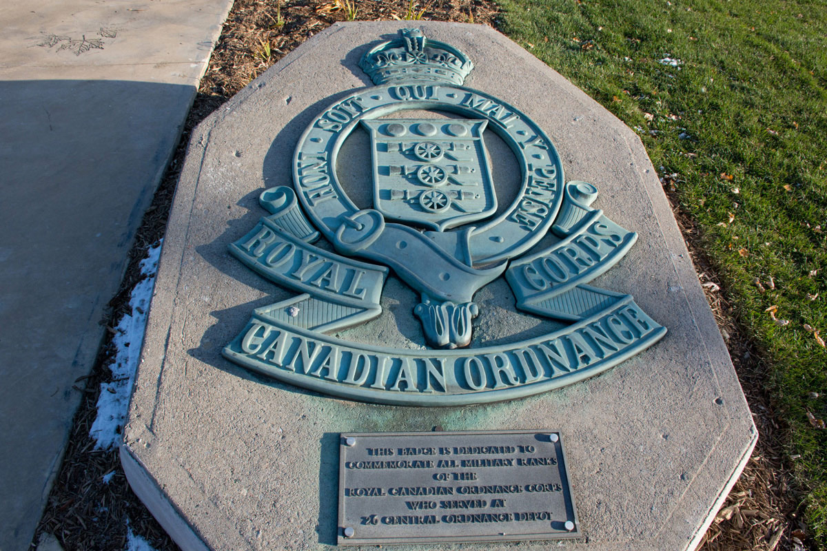 LAV III Memorial - Plaque re Ordnance